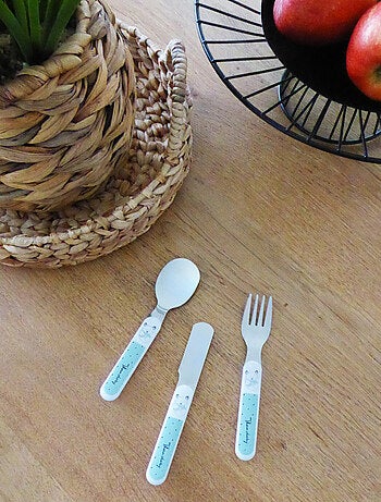 Set inoxydable Mes premiers couverts Promenons-nous dans les bois