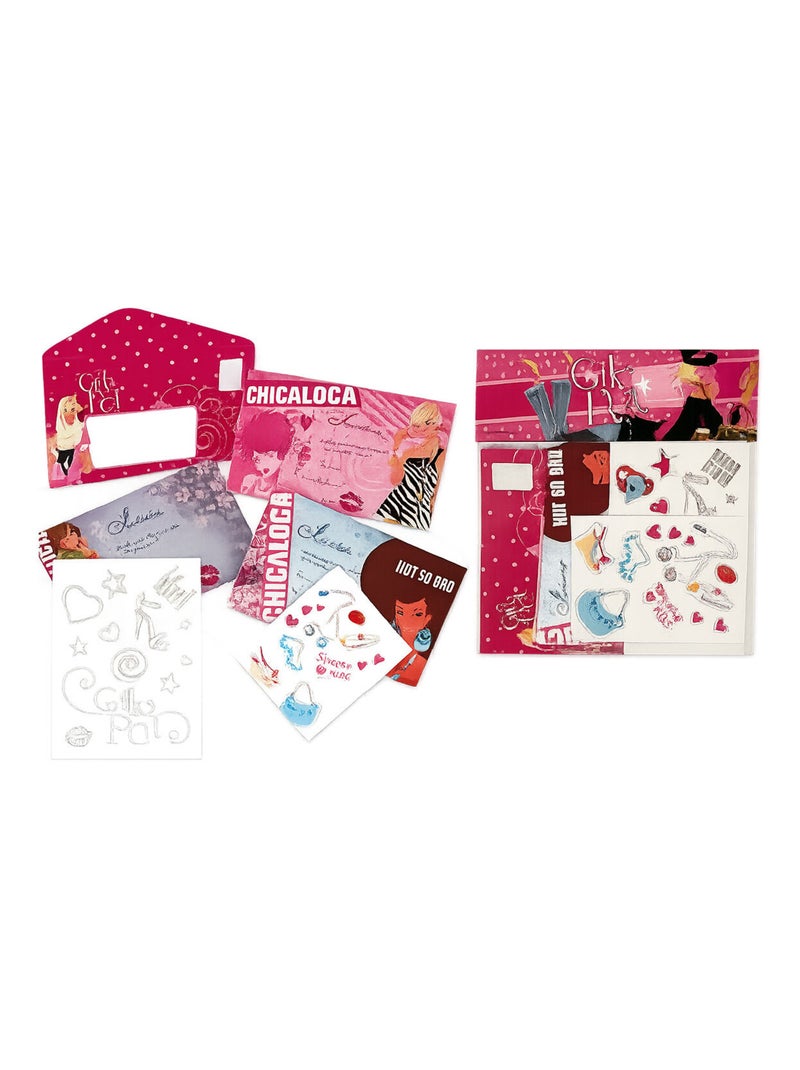 Set invitation Chica Loca Rose - Kiabi