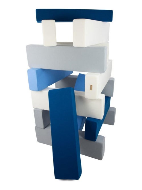 Set Jenga est compose de 15 grands blocs multicolor - Kiabi