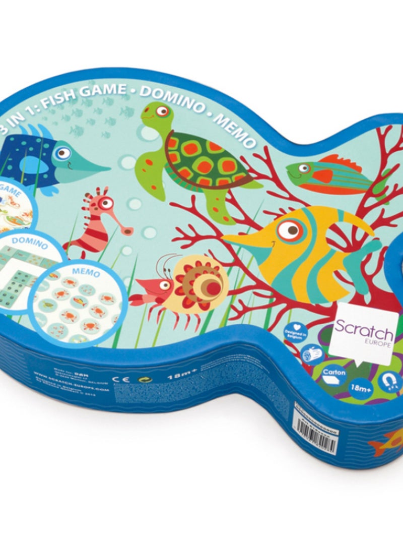 Set Jeu De Pêche 3 En 1 N/A - Kiabi