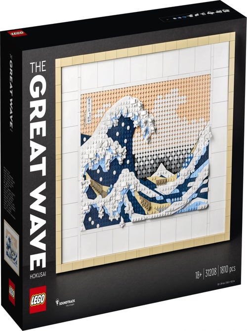 Set LEGO Art Hokusai - Recréez La Grande Vague en 3D - 31208 - Kiabi