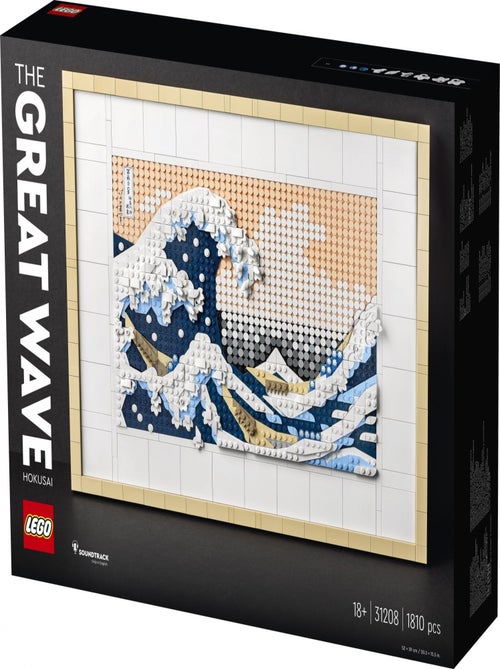 Set LEGO Art Hokusai - Recréez La Grande Vague en 3D - 31208 - Kiabi