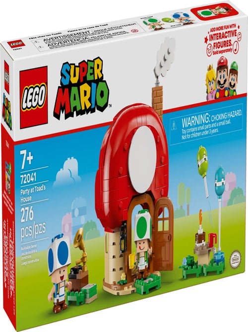 Set LEGO Super Mario - Fête Enchantée chez les Toads - 72041 - Kiabi