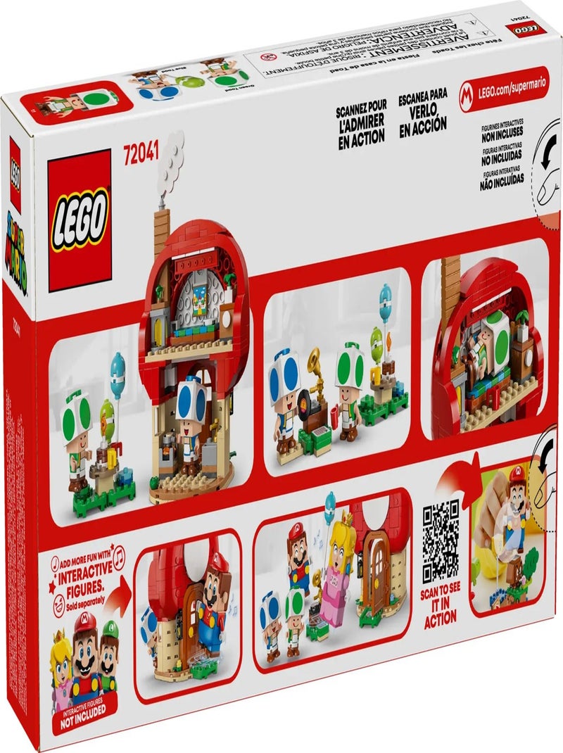 Set LEGO Super Mario - Fête Enchantée chez les Toads - 72041 Bleu - Kiabi