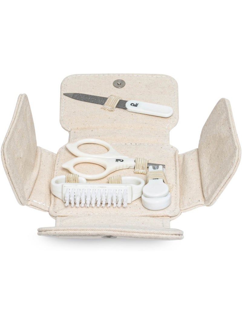 Set manucure bébé 5 accessoires étui Beige - Kiabi