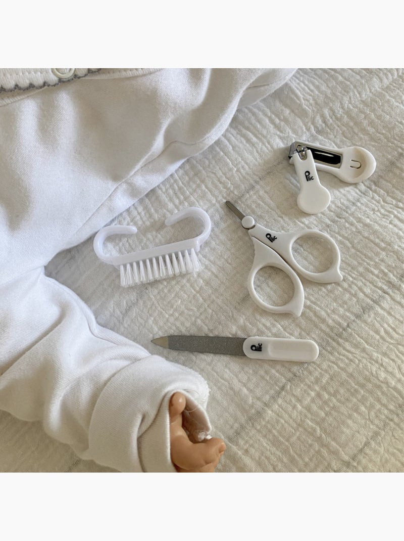 Set manucure bébé 5 accessoires étui Beige - Kiabi