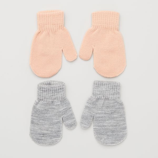 Set Moufles Bebe Garcon Rose Kiabi 3 00