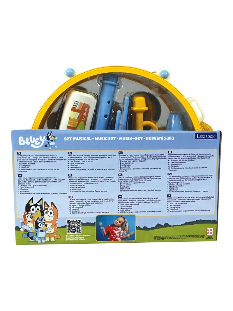 Set Musical 7pcs Bluey Bleu - Kiabi