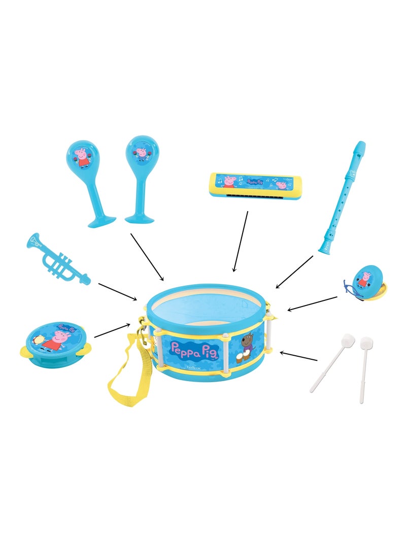 Set Musical 7pcs Peppa Pig Bleu - Kiabi