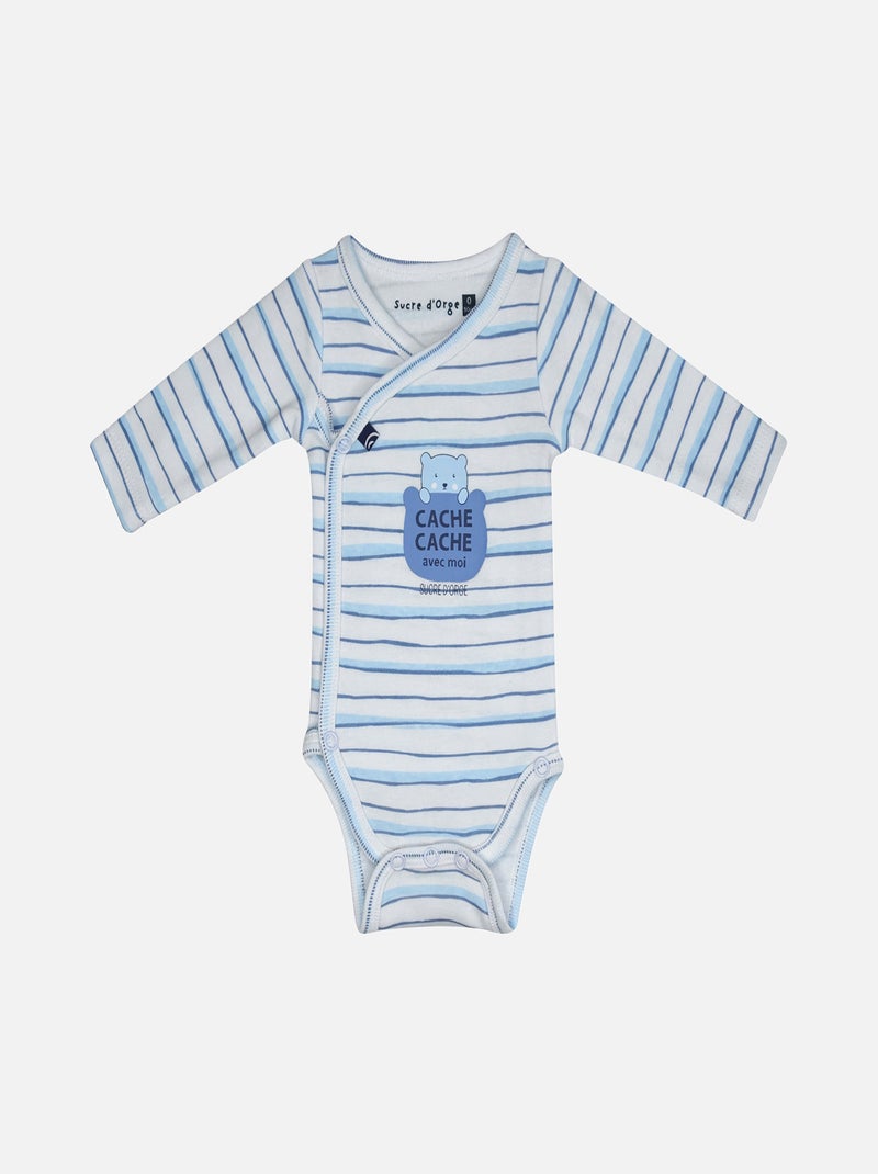 SET NAISSANCE LUCIEN MAILLE OUVERTURE DEVANT NAISSANCE Bleu - Kiabi