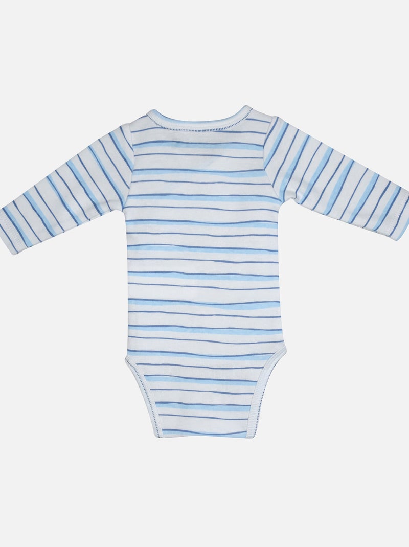 SET NAISSANCE LUCIEN MAILLE OUVERTURE DEVANT NAISSANCE Bleu - Kiabi