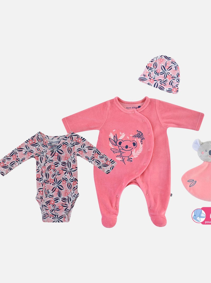 SET NAISSANCE ROSE EUSTACIA Rose - Kiabi