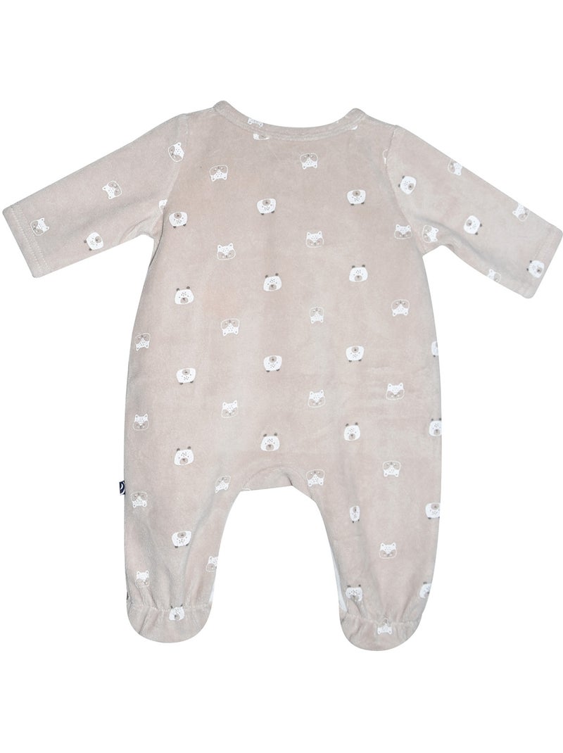 SET NAISSANCE SAËL MAILLE MANCHES LONGUES Gris - Kiabi