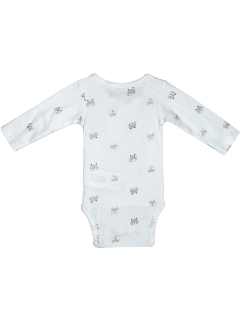 SET NAISSANCE SAËL MAILLE MANCHES LONGUES Gris - Kiabi
