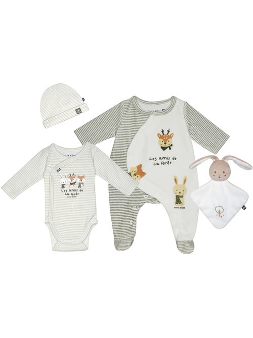 Set naissance sam maille manches longues - Kiabi
