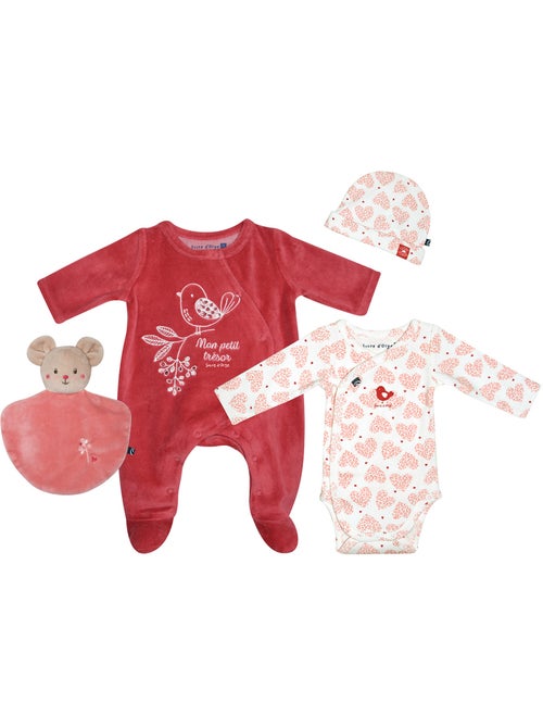 Set naissance scarlette maille manches longues - Kiabi Set naissance scarlette maille manches longues - Kiabi