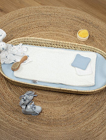 Set panier à langer : panier + matelas + drap-housse + tapis de change JEANNE SEVIRA KIDS