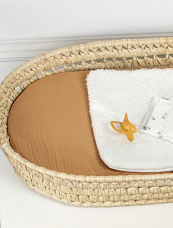 Set panier à langer : panier + matelas + drap-housse + tapis de change JEANNE SEVIRA KIDS