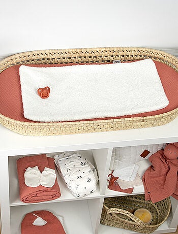 Set panier à langer : panier + matelas + drap-housse + tapis de change JEANNE SEVIRA KIDS