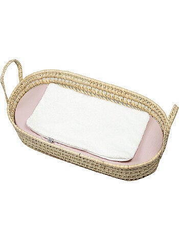 Set panier à langer : panier + matelas + drap-housse + tapis de change JEANNE SEVIRA KIDS