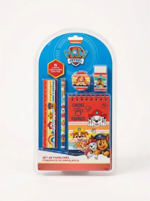 Set papeterie 4 pièces pat' patrouille nickelodeon - Kiabi Set papeterie 4 pièces pat' patrouille nickelodeon - Kiabi