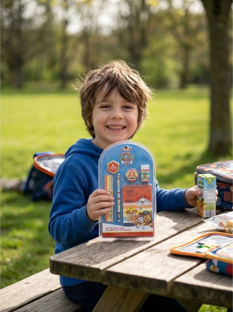 Set papeterie 4 pièces pat' patrouille nickelodeon Bleu - Kiabi
