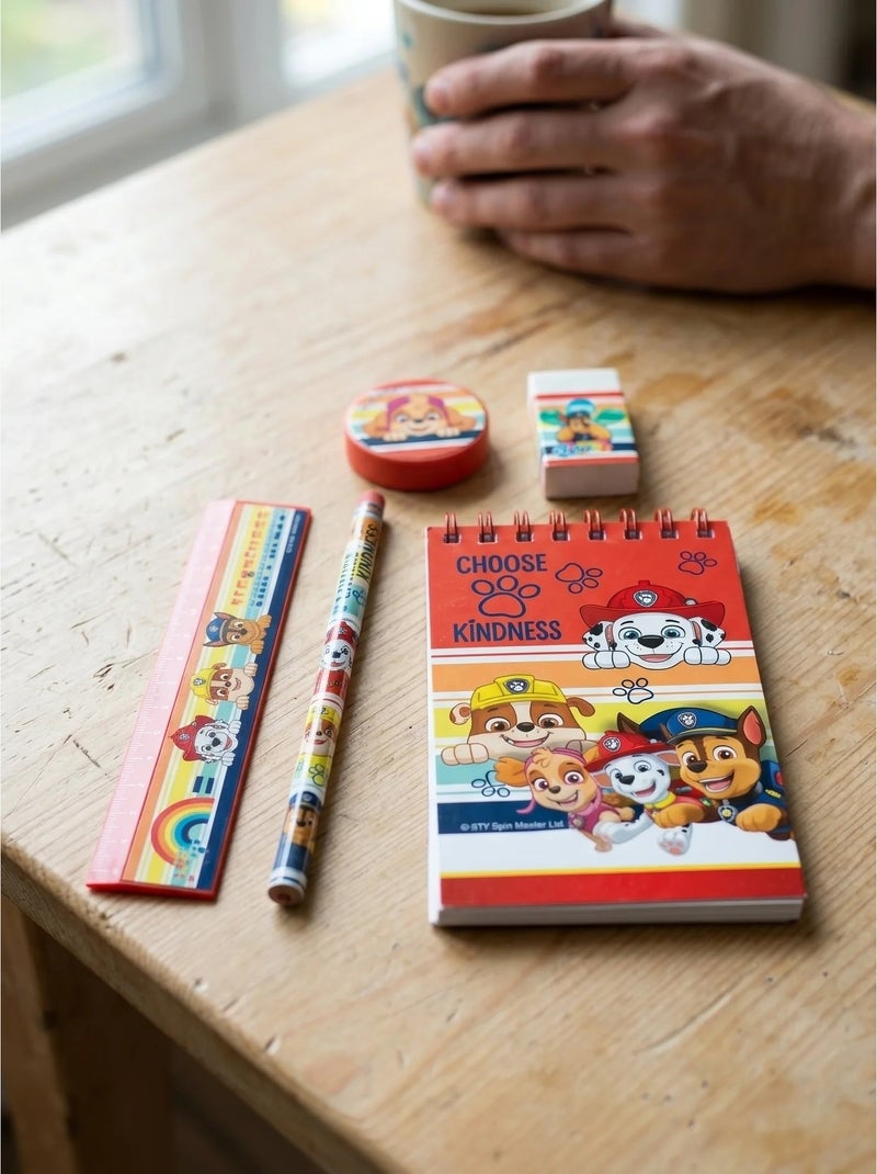 Set papeterie 4 pièces pat' patrouille nickelodeon Bleu - Kiabi