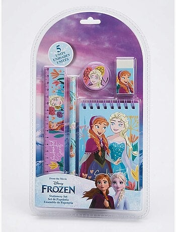 Set papeterie 5 pièces la reine des neiges disney
