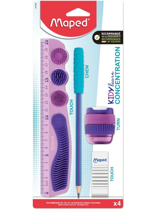 Set papeterie kidy learn concentration - Kiabi Set papeterie kidy learn concentration - Kiabi