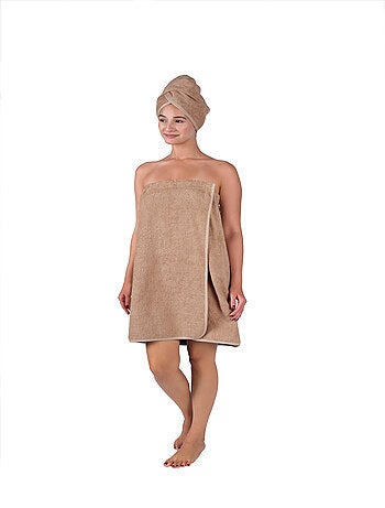 Set Paréo et serviette à cheveux