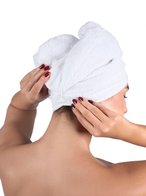 Set Paréo et serviette à cheveux - Kiabi