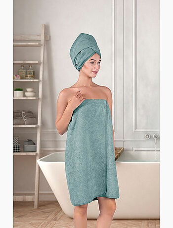 Set Paréo et serviette à cheveux