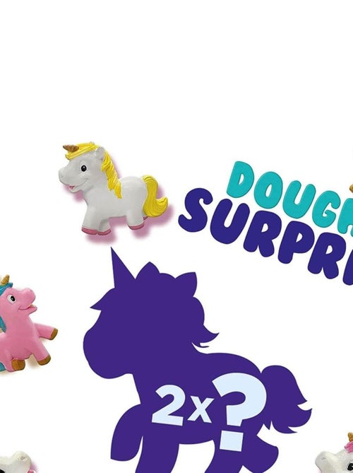 Set Pâte à modeler Surprise : 2 licornes surprises - Kiabi