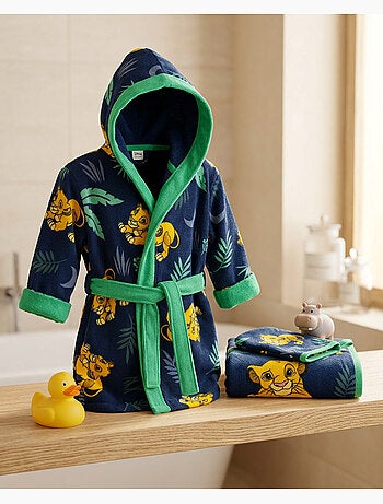 Set Peignoir + Serviette + Gant Enfant Le Roi Lion Disney