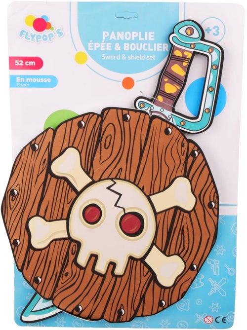 Set pirate epee et bouclier en mousse - Kiabi Set pirate epee et bouclier en mousse - Kiabi