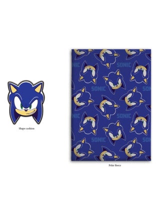 Set Plaid + Coussin - Sonic - 100x140 cm