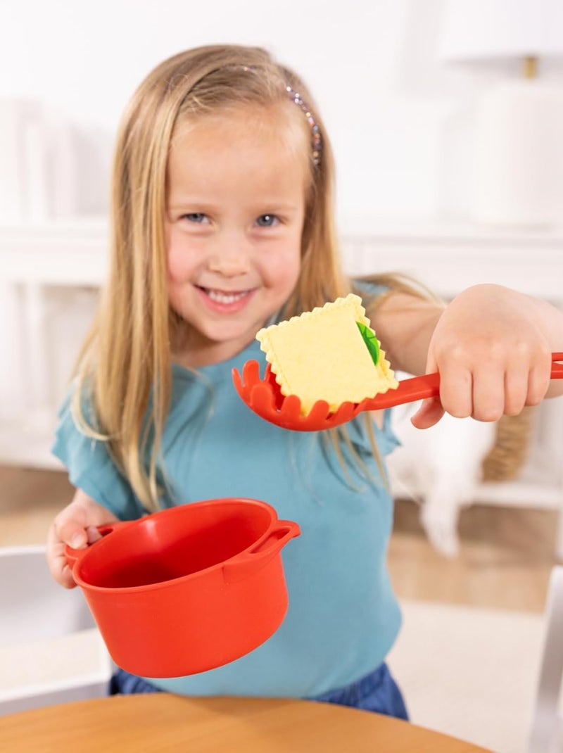 Set Préparer et servir les pâtes Rouge - Kiabi
