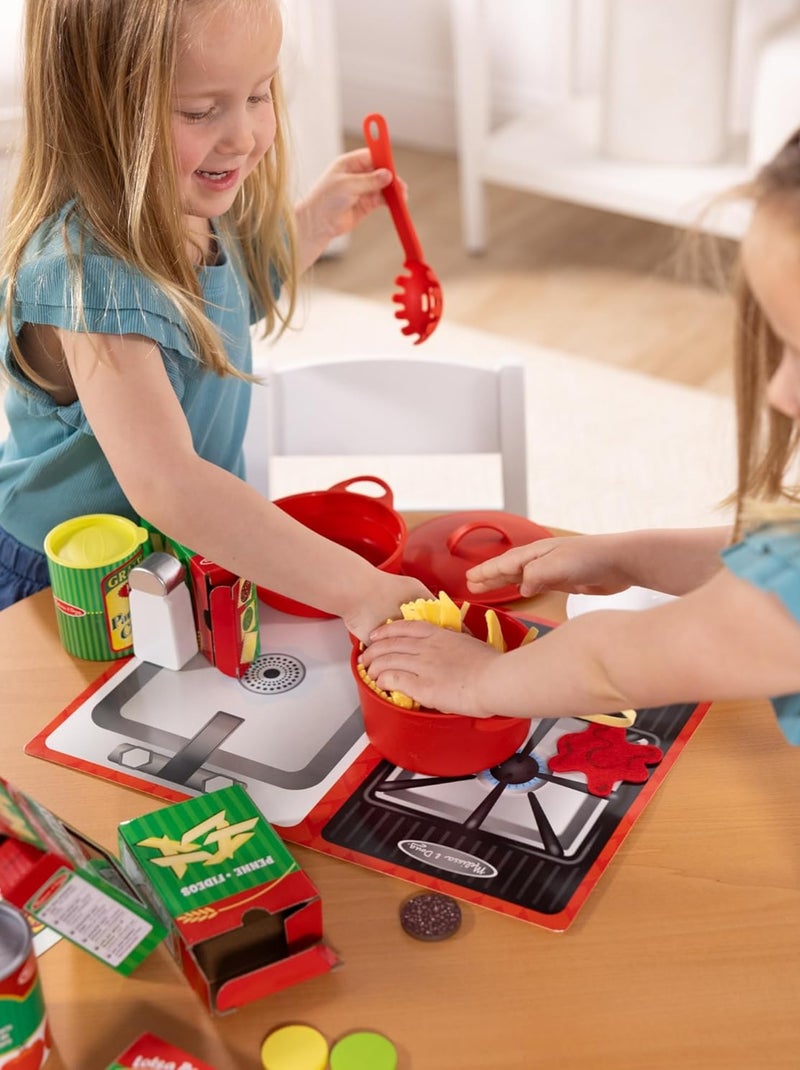 Set Préparer et servir les pâtes Rouge - Kiabi