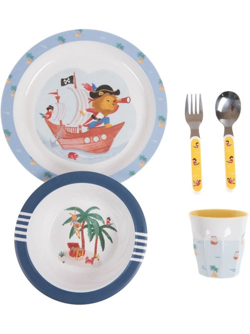 Set repas 5 pièces Ile aux pirates - Kiabi