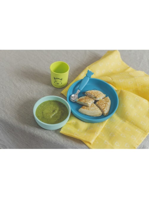 Set repas silicone sophie la girafe azur - vulli - Kiabi