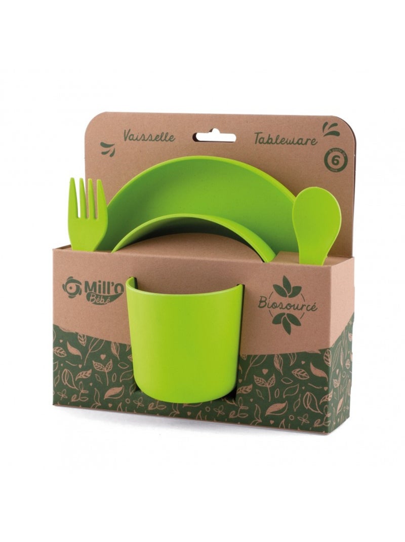 Set repas sous coffret Mill'O Bébé Blanc - Kiabi