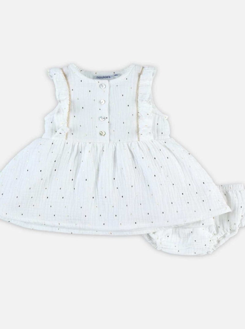 Set robe et bloomer - Noukie's Blanc - Kiabi