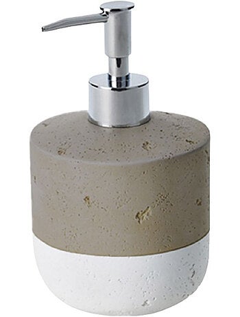 Set salle de bain céramique bicolore SPA taupe – 4 pièces Guy Levasseur