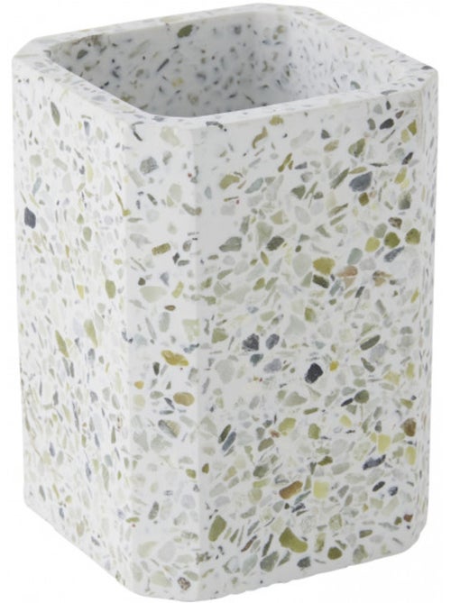 Set salle de bain TERRAZZO 2 pièces Guy Levasseur – porte savon + porte-brosse à dents - Kiabi Set salle de bain TERRAZZO 2 pièces Guy Levasseur – porte savon + porte-brosse à dents - Kiabi