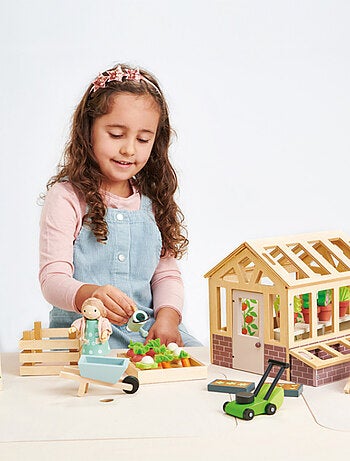 Set Serre Et Jardin En Bois