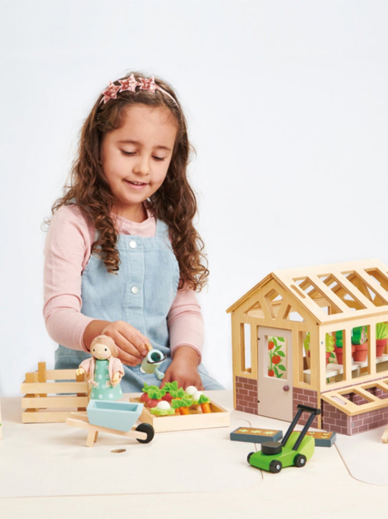 Set Serre Et Jardin En Bois Beige - Kiabi