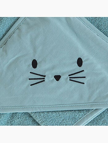 Set sortie de bain et gant lapin