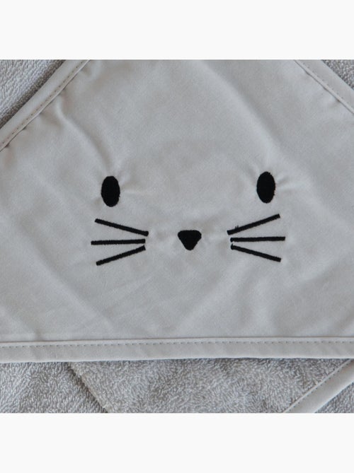 Set sortie de bain et gant lapin - Kiabi