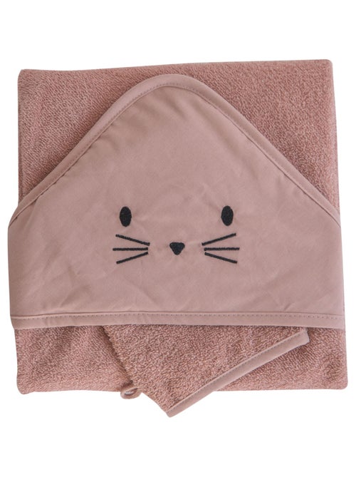 Set sortie de bain et gant lapin - Kiabi Set sortie de bain et gant lapin - Kiabi
