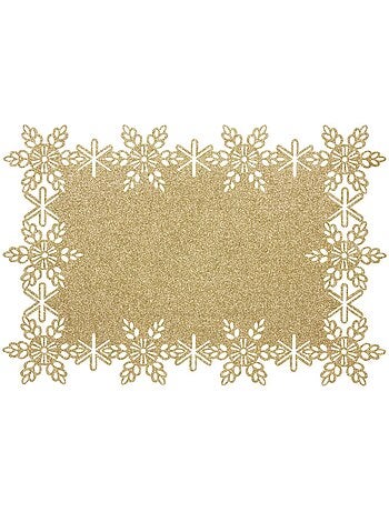 Set table paillette or 32x47cm